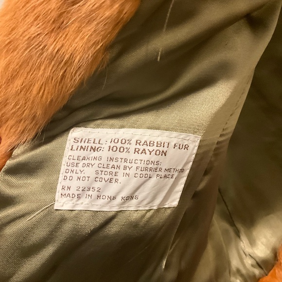 Beautiful Vintage Rabbit Fur Jacket - Picture 7 of 9